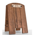 Folding Wood Counter Talker w/Clip